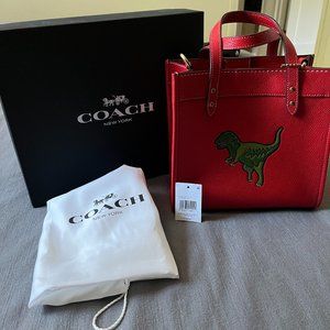 Coach Field Tote 22 With Rexy (red)